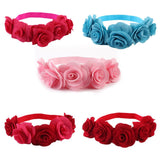 Maxbell Baby Flower Headband Kids Flower Hair For Girls Hairband Headwear C-rose - Aladdin Shoppers