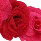 Maxbell Baby Flower Headband Kids Flower Hair For Girls Hairband Headwear C-rose - Aladdin Shoppers