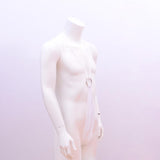 Maxbell Maxbell Sexy Men Y Shape Mesh Harness Underwear Bodysuit Clubwear Costume White