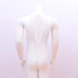 Maxbell Maxbell Sexy Men Y Shape Mesh Harness Underwear Bodysuit Clubwear Costume White