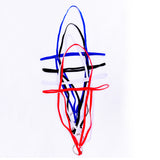 Maxbell Maxbell Sexy Men Halter Snap Chest Harness Underwear Bodysuit Clubwear Costume Blue
