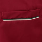 Maxbell 2Pcs Unisex Short Sleeve Chef Jacket Restaurant Cook Uniform 3XL Black+Red