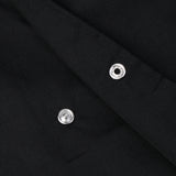Maxbell 2Pcs Unisex Short Sleeve Chef Jacket Restaurant Cook Uniform 3XL Black+Red