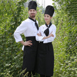 Maxbell Men Women Double Breasted Short Sleeve Chef Coat Restaurant Cook Uniform L Black Short Sleeve - Aladdin Shoppers