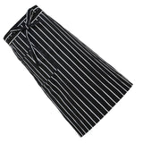 Maxbell Half-length Apron With Pocket Catering Chefs Waiters Bar Apron Black White Stripe - Aladdin Shoppers