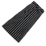 Maxbell Half-length Apron With Pocket Catering Chefs Waiters Bar Apron Black White Stripe - Aladdin Shoppers