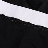 Man's Silky soft Solid Boxer Brief Men's Underwear L Black