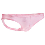 Maxbell Sexy Men C-string Underwear Enhance Pouch Open Butt Lingerie Brief M Pink - Aladdin Shoppers