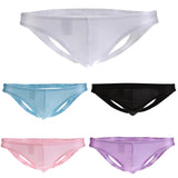 Maxbell Sexy Men C-string Underwear Enhance Pouch Open Butt Lingerie Brief M Pink - Aladdin Shoppers