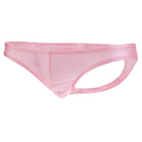 Maxbell Sexy Men C-string Underwear Enhance Pouch Open Butt Lingerie Brief M Pink - Aladdin Shoppers