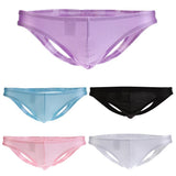 Maxbell Sexy Men C-string Underwear Enhance Pouch Open Butt Lingerie Brief M Pink - Aladdin Shoppers