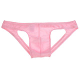 Maxbell Sexy Men C-string Underwear Enhance Pouch Open Butt Lingerie Brief M Pink - Aladdin Shoppers