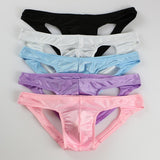 Maxbell Sexy Men C-string Underwear Enhance Pouch Open Butt Lingerie Brief XL White - Aladdin Shoppers