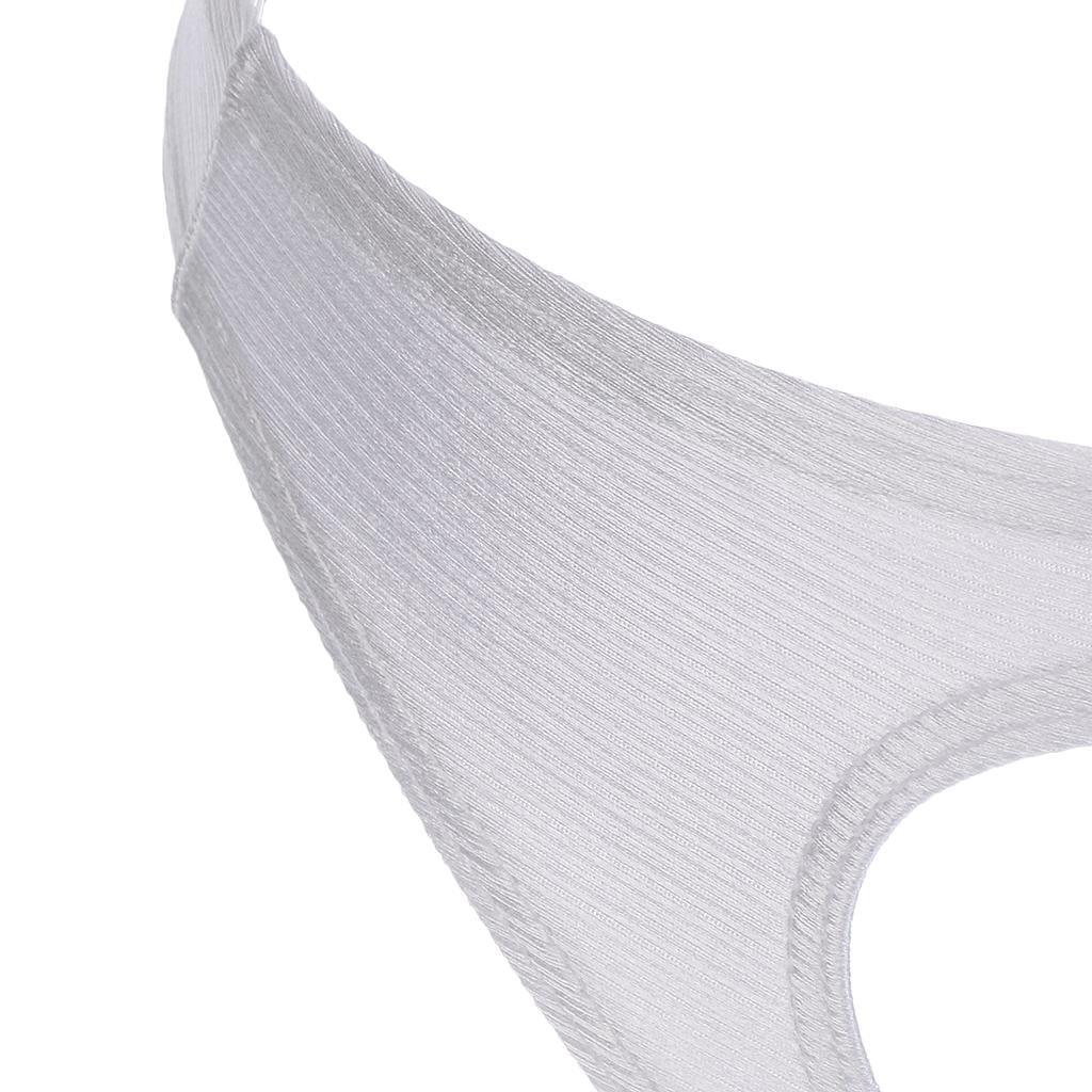 Maxbell Maxbell Sexy Men C-string Underwear Enhance Pouch Open Butt Lingerie Brief XL White
