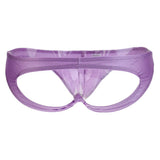 Maxbell Sexy Men C-string Underwear Enhance Pouch Open Butt Lingerie Brief M Purple - Aladdin Shoppers