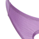 Maxbell Sexy Men C-string Underwear Enhance Pouch Open Butt Lingerie Brief M Purple - Aladdin Shoppers