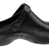 Men Women Cook Medical Nursing Shoes Ultralite Clogs with Strap 40 Black