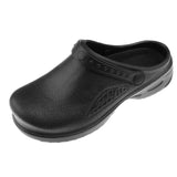 Men Women Cook Medical Nursing Shoes Ultralite Clogs with Strap 40 Black