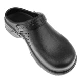 Men Women Cook Medical Nursing Shoes Ultralite Clogs with Strap 41 Black