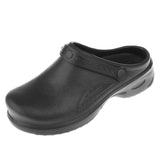 Men Women Cook Medical Nursing Shoes Ultralite Clogs with Strap 41 Black