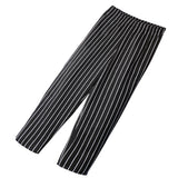 Maxbell 2x Chef Working Pants Elastic Cook Work Trousers XXL Stripe + Houndstooth