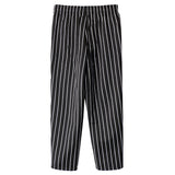 Maxbell 2x Chef Working Pants Elastic Cook Work Trousers XXL Stripe + Houndstooth