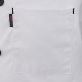 Maxbell 2x Unisex Red+White Short Sleeve   Restaurant Hotel Cook Coat M