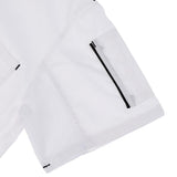 Maxbell 2 Pieces White Red Chef Jacket Coat Breathable Mesh Waiter Hotel Kitchen Top