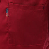 Maxbell 2x Unisex Red+White Short Sleeve   Restaurant Hotel Cook Coat M