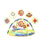 Maxbell Musical Baby Bear Playmat Tummy Time Activity Gym Floor Mat Monkey - Aladdin Shoppers