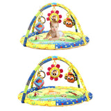 Maxbell Musical Baby Bear Playmat Tummy Time Activity Gym Floor Mat Monkey - Aladdin Shoppers