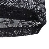 Maxbell Men Sexy lace Boxer Briefs Low Rise Lingerie Mesh Trunks Underwear XL black - Aladdin Shoppers