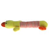 Maxbell Maxbell Cute Pet Puppy Chew Squeaker Squeaky Plush Sound Dog Play Toys Yellow Duck