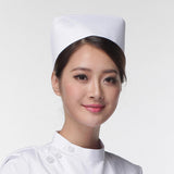 Maxbell 2Pcs Nurse Hat Fancy Dress Costume Party Accessory Nurse Caps White and Pink