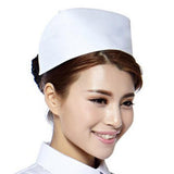 Maxbell 2Pcs Nurse Hat Fancy Dress Costume Party Accessory Nurse Caps White and Pink