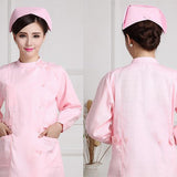 Maxbell 2Pcs Nurse Hat Fancy Dress Costume Party Accessory Nurse Caps White and Pink