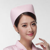 Maxbell 2Pcs Nurse Hat Fancy Dress Costume Party Accessory Nurse Caps White and Pink