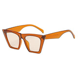 Retro Cat eye Women Man Sunglasses Male Female Eyewear UV400 Orange