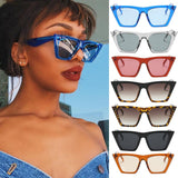 Retro Cat eye Women Man Sunglasses Male Female Eyewear UV400 Orange