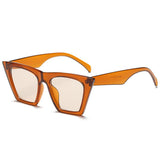 Retro Cat eye Women Man Sunglasses Male Female Eyewear UV400 Orange