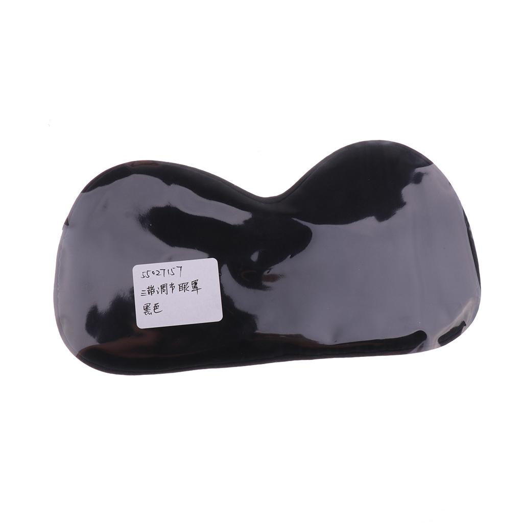 Maxbell Maxbell Pure Silk Sleep Eye Mask Padded Shade Cover Travel Relax Blindfold Black