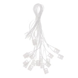 Maxbell 2000x Clothing Hang Tag String Fastener Labeling Tagging Square Black/ White