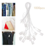 Maxbell 2000x Clothing Hang Tag String Fastener Labeling Tagging Square Black/ White