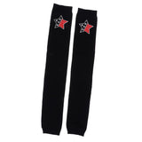 Maxbell Women Ladies Winter Warm Leg Warmers Cotton Socks Leggings Red Star - Aladdin Shoppers