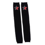 Maxbell Women Ladies Winter Warm Leg Warmers Cotton Socks Leggings Red Star - Aladdin Shoppers