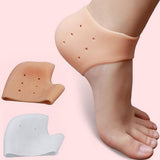 Maxbell 2 Pairs of Silicone Moisturising Gel Heel Cracked Foot Care Protectors Socks