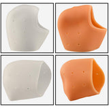 Maxbell 2 Pairs of Silicone Moisturising Gel Heel Cracked Foot Care Protectors Socks