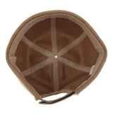 Maxbell 2x Retro Casual Docker Hat SkullCap Beanie Brimless Landlord Hat Black+Brown
