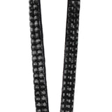 Maxbell 2pieces Rhinestone Lanyard with Retractable Reel Vertical ID Badge Holder