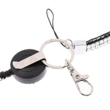 Maxbell 2pieces Rhinestone Lanyard with Retractable Reel Vertical ID Badge Holder